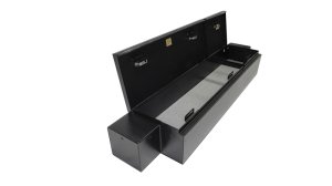 Ram 1500 Underseat Lockbox - Rear - Tuffy Products - Standard Key - Black - `19-`24